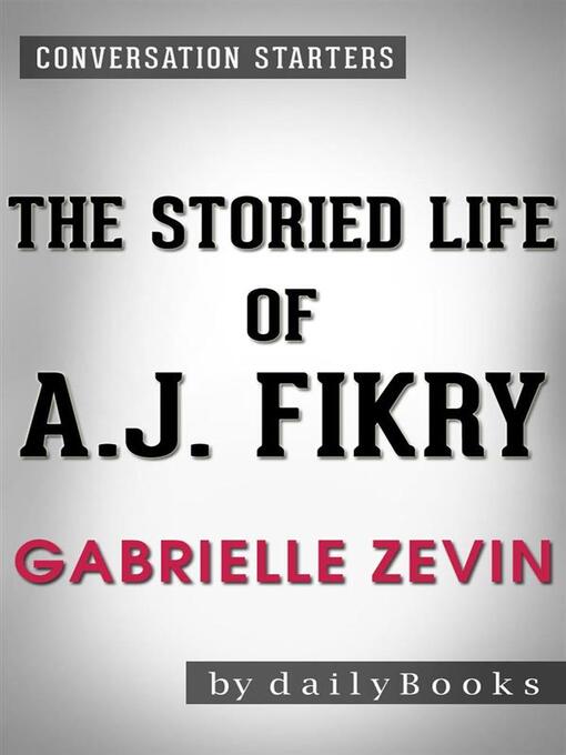 the storied life of aj fikry novel